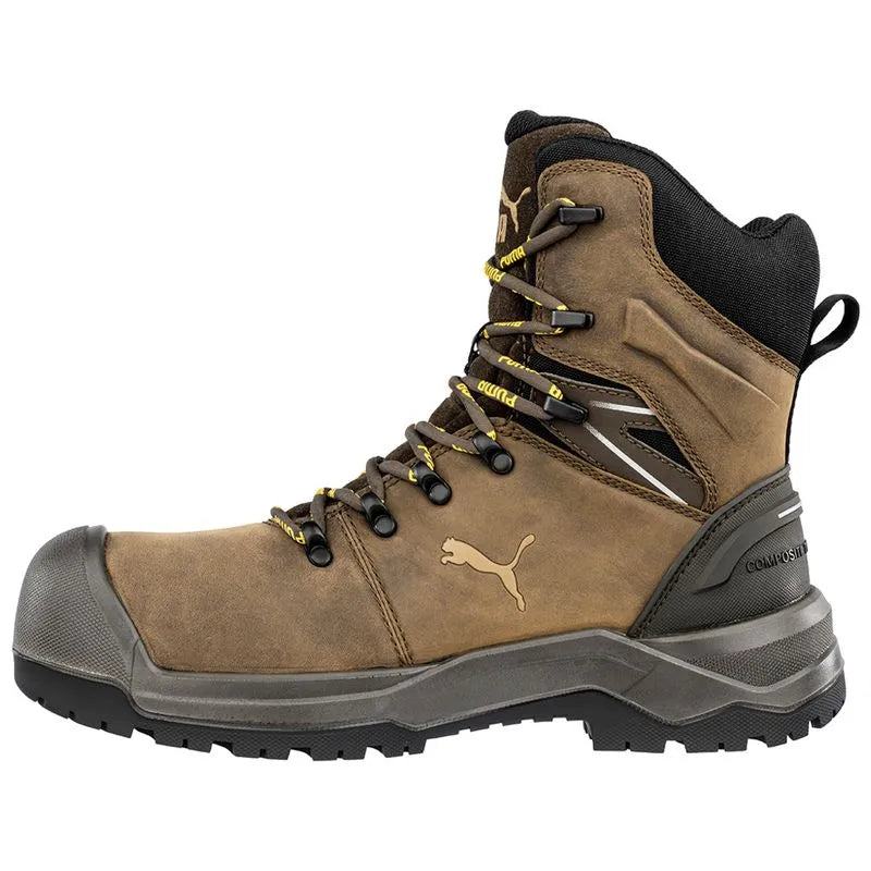 Bota de Seguridad Iron HD Brown 8" Mid Astm PUMA