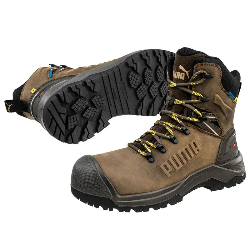 Bota de Seguridad Iron HD Brown 8" Mid Astm PUMA