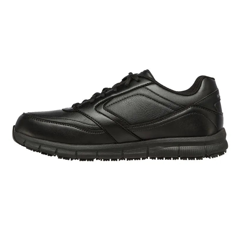 Zapatilla Antideslizante Hombre Skechers 77156-BLK