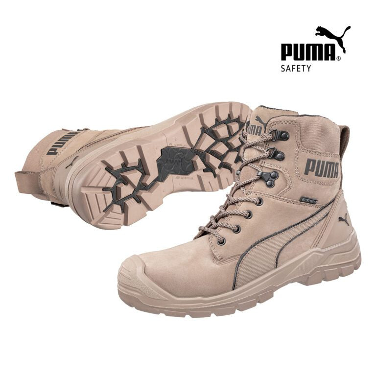 Zapatilla de Seguridad Conquest Stone Beige High PUMA